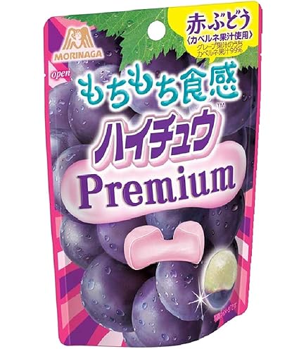 Amazon | 森永製菓 ハイチュウプレミアム 赤ぶどう味 35g | morinaga Amazon | 森永製菓 ハイチュウプレミアム 赤ぶどう味 35g | morinaga