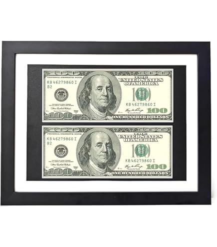 Amazon.co.jp: JIANGPAI 卓上写真フレーム、ドル紙幣フレーム、最初の