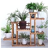 ソリッドウッドフラワーラックグリーンラディッシュ多層フロアトーム盆栽ウッドフラワーシェルフバルコニーリビングルームインテリアフラワーラック ( 色 : #2 )