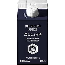 Amazon.co.jp: 亀甲萬本店 [BLENDER'S PRIDE だしつゆ] だし原料