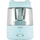 TOKAIZ 鉛筆削り 電動 自動 ミニ 充電式 芯の3段調整対応 削りすぎ防止 自動停止 折れ芯除去機能 鉛筆削り器 コンパクト 軽量 小型 携帯 小学生 子供 (ミント)