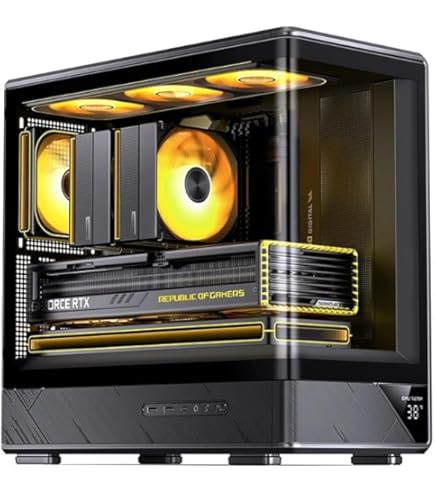 Amazon.co.jp: PCケース JONSBO TK-0 デュアルサーフェス側透ITXゲーム