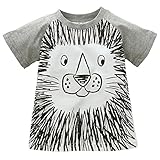 西松屋 [EFD] ライオンフェイスプリント半袖Tシャツ 【80cm・90cm・95cm】　90