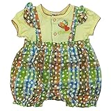 【H28年春物】 CHILD CHAMP(チャイルド チャンプ) SZ天竺×格子花柄レイヤードロンパス 60cm/C NO.C-86161552
