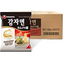 Amazon.co.jp: Nongshim 農心 公式 カムジャ麺 ジャガイモ麺（袋）20個