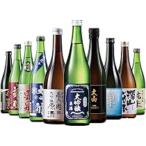 Amazon.co.jp: 6酒蔵の全て純米大吟醸 日本酒 飲み比べ720ml 10