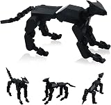 3 アクション犬、ロボット犬アクションフィギュア プリントロボ犬、多関節可動ロボット犬、コレクターのための面白い男の子女の子のおもちゃデスクトップ装飾 タイタン 13 アクションフィギュア ラッキー13 アクションフィギュア