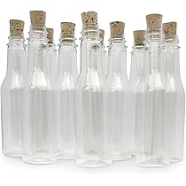 Amazon.co.jp: ボトル入り招待状プラスチックボトル&コルク