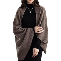 Amazon | [NEKORA] ニット カーディガン ストール ショール 羽織