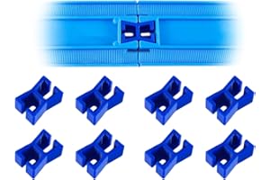 デジ基地 プラレール用 凸凸ジョイントパーツ（8個入）ブルー 19123