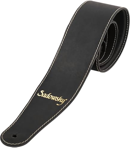 Amazon | Sadowsky サドウスキー ベースストラップ Brown/Gold