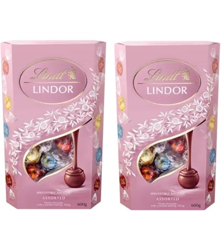 Amazon | リンツ リンドール シルバー 4種アソート チョコレート 600