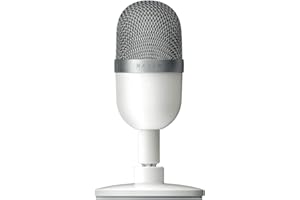 Razer Seiren Mini コンデンサーマイク 超コンパクト設計 ゲーミングマイク USB マイク 配信用 単一指向性 クリアサウンド Mercury White 【日本正規代理店保証品】 RZ19-03450300-R3M1