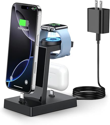 Amazon.co.jp: 充電スタンド 3in1 Type-C充電ステーション 急速