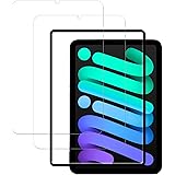【2枚セット】KPNS 日本素材製 強化ガラス iPad mini 6 用 ガラスフィルム 強化ガラス カバー 保護フィルム ガイド枠付き