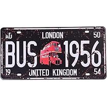 ヴィンテージ イギリス ナンバープレート 当時物 雑貨 UK インテリア アンティーク雑貨 Amazon.co.jp: VIEAURA アメリカン ナンバープレート 【6枚