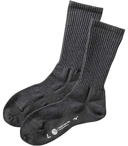 Amazon.co.jp: ミズノ ブレスサーモ吸湿発熱あったかソックス(ライト