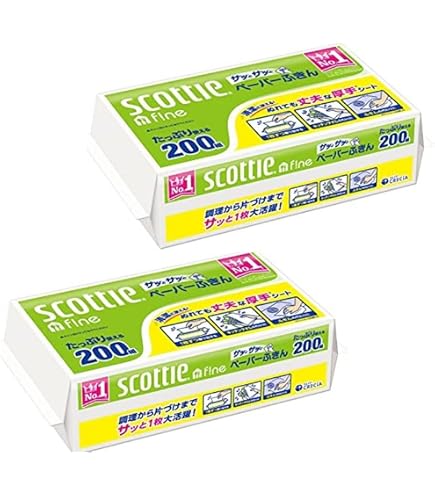 日本製紙クレシア スコッティペーパーふきん30パック