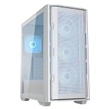 COUGAR PCケース ARGBファン搭載 ミドルタワーケース Uniface RGB White CGR-5C78W-RGB【国内正規品】