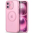 ESR iPhone 16 Case (4 in 1) Set Translucent Matte Case with Screen Protector for MagSafe Military Protection Classic Series Frost Pink