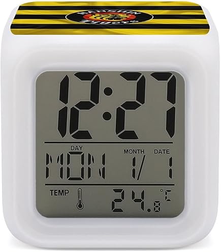 Amazon.co.jp: GCOKO阪神タイガース 目覚まし時計 多機能 カラー