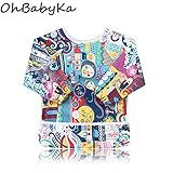 ソフトスタイ お食事エプロン 防水 乳幼児 ベビー 子供 長袖タイプ 粘土遊び お絵かき スタイ よだれかけ ビブ よだれカバー スモック (ZY21)