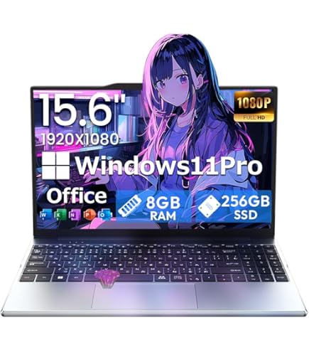 カメラ✨SSD✨15.6インチ✨オフィス✨Windows 11✨ノートパソコン ノートパソコン Windows11 オフィス付き 爆速SSD搭載 初期設定