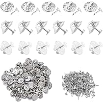 Amazon.co.jp: バッジ 留め具 バタフライ型 留め具 50セット