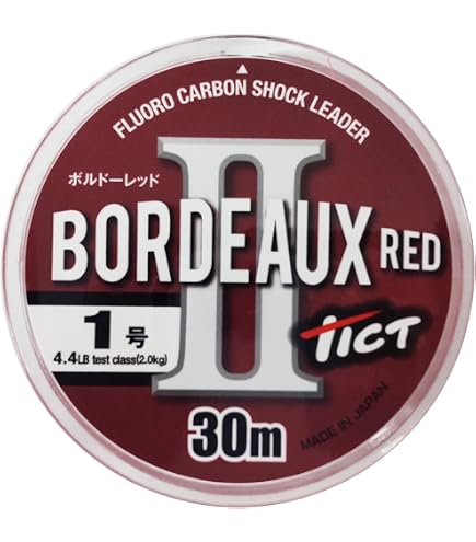 Amazon.co.jp: Ticto Light Game Compact Shock Leader Bordeaux Red