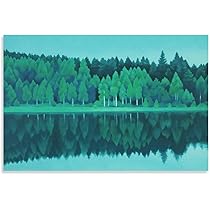 Amazon.co.jp: 画家 東山魁夷 風景画 朝静 ポスター 部屋飾り