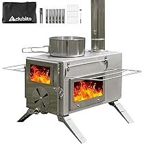 Amazon.co.jp: CLUBITO 薪ストーブ キャンプ コンパクト 軽量6.6kg 3面