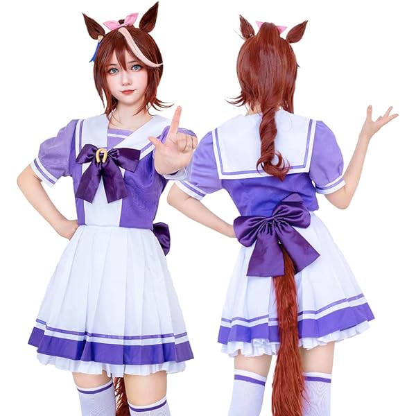 マチカネタンホイザ ウマ娘 コスプレ ウィッグ 衣装 耳 しっぽ マチカネタンホイザ ウマ娘 コスプレ ウィッグ 衣装 耳 しっぽ Amazon