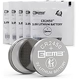 EEMB 5パックCR 2450電池3 Vリチウム電池2450ボタンコイン電池DL 2450、ECR 2450、BR 2450は、時計、茶灯、還願ろうそく、警報システム、自動車キーボックス、リモコン、計算機、おもちゃ、ゲーム、スマートデバイスに適して