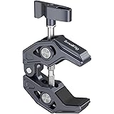 SmallRig 蟹バサミクランプ 1/4"-20 3/8"-16ねじ穴付き 耐荷重 3.5 kg カメラアクセサリーに適用 3755B