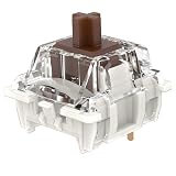 Gateron Pro Switch G PRO Brown 3.0,3ピン プレ潤滑 RGB イエロー レッド ブラウン 互換 MX メカニカルキーボード (72個 ブラウン)