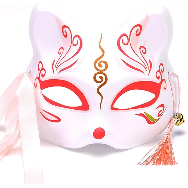 お面 Amazon.co.jp: [ZPPYF] 狐面 猫面 狐のお面 コスプレ 仮面 半面 狐