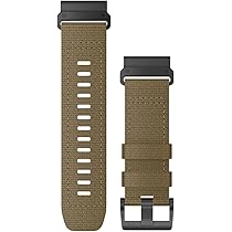 時計 Garmin QuickFit 26mm Tactical BlackNylon GARMIN QuickFit 26mm Black Nylon Watch Band - Free Shipping
