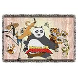 Group -- Kung Fu Panda -- Woven Throw Blanket Tapestry [並行輸入品]