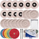 SPTA ロータリーツールアクセサリーセット付きボックス サンディング/グラインディングセット 為に 1/8"（3mm）シャンク Dremel (ドレメル）Proxxon ロータリーツール--サンディ