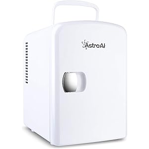 AstroAI 冷蔵庫 小型 ミニ冷蔵庫 小型冷蔵庫 冷温庫 保温 冷温庫 4L 小型でポータブル 化粧品 家庭 車載両…