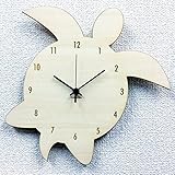 時計 掛け時計 おしゃれ デザイン シルエットが可愛いハワイアン・アジアンテイストの掛け時計 ホヌ　Silhouette Clock sd4534127