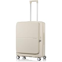【新品】Samsonite スーツケース FLATFORM スピナー66 EXP フラットフォーム スピナー66 エキスパンダブル アイボリー