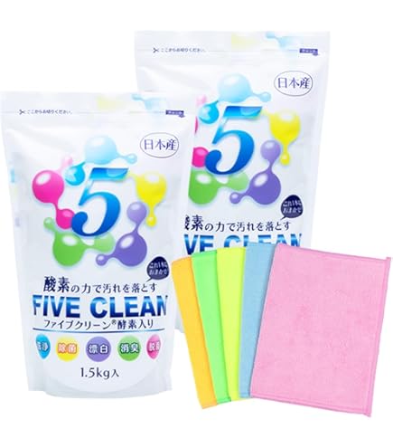 Amazon | ファイブクリーンセット 除菌 弱アルカリ性洗剤 酸素系洗剤