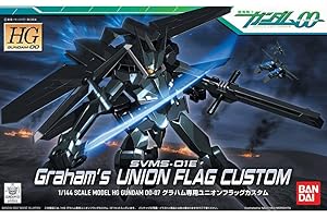 HG 機動戦士ガンダム00 グラハム専用ユニオンフラッグカスタム 1/144スケール 色分け済みプラモデル