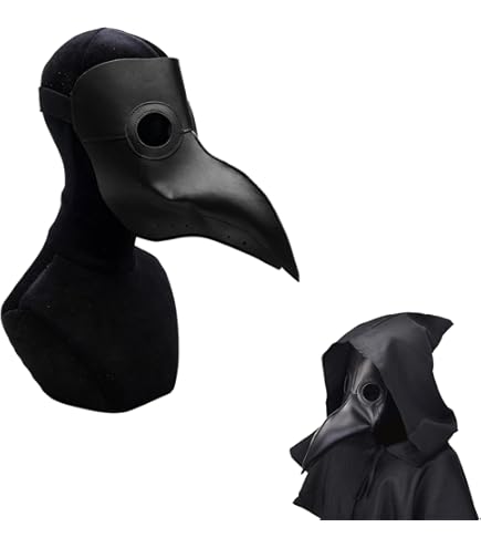 Amazon.co.jp: ホビープラス ペストマスク 黒 コスプレ 仮装