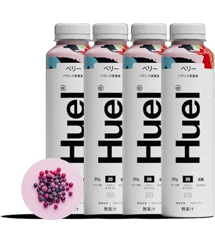 Amazon.co.jp: ヒュエル 完全栄養食 Ready-to-drink 4本 チョコレート