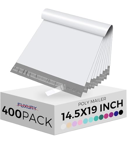 Metronic Poly Mailers 10x13 100Pcs&14.5x19 100Pcs | France-910436