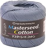 ダイヤモンド毛糸 マスターシードコットン 毛糸 合太 col.126 水色 系 30g 約106m 10玉セット
