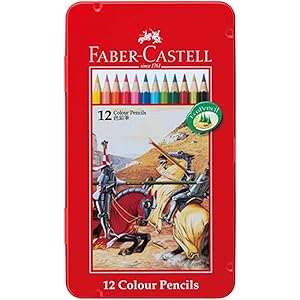 ファーバーカステル 油性色鉛筆 平缶 12色セット TFC-CP/12C