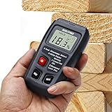 RISEPRO デジタル木材水分計 MT-10 - 2ピンタイプ、木材水分テスター 水分量測定 [並行輸入品]